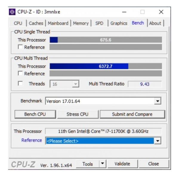 Процесор Intel Core i7-11700KF