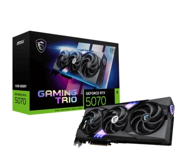 MSI GeForce RTX 5070 Gaming Trio OC 12GB GDDR7 DLSS4